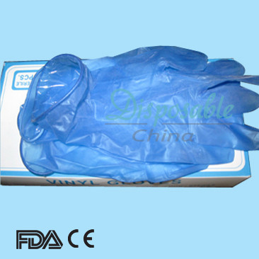 Das luvas descartáveis longas do PVC da luva de 12 polegadas luvas médicas do exame do vinil das luvas do vinil