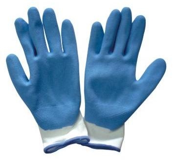 Luvas protetoras resistentes coloridas da mão da abrasão para o trabalho de engenharia claro